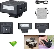 Godox iM20 Mini Flash Speedlight for Canon, Sony, Fuji, Nikon, Panasonic Olympus Pentax, 3s Recycle Time, Approx.440 Flash Times, Mini Camera Flash for Sony ZV1, etc DSLR (Built-in Lithium Battery)