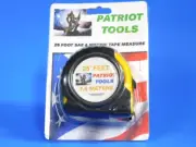 PATRIOT TOOLS SM25 YELLOW HIGH VISIBILITY 25'X1'' SAE & METRIC TAPE MEASURE NEW!