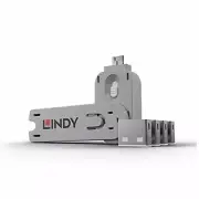 LINDY USB Port Blocker - Pack of 4 Colour Code White