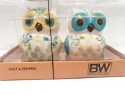 Boston Warehouse Owls Salt & Pepper Shakers Home Decor