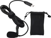 Lavalier Microphone Sports Camera for Insta360 ONE RS, Microphone Type C Connector Clip On Lapel Mic, Noise Reduction Omnidirectional Pickup Mic.