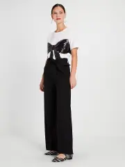 Embellished Bow Tee