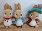Beatrix Potter Peter Rabbit Kawaii Stuffed Toy Plush 2022 set of 3 Japan Import