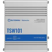Teltonika TSW101 4+1 port gigabit unmanaged DC to 802.3af/at PoE Switch for 9V to 30V Solar and Automotive Applications [TSW101]