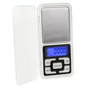 2 Pcs Mini Pocket Digital Scale Silver Jewelry Balance Gram Electronic Scales