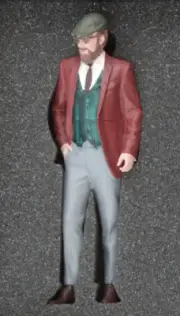 Atlantic Case "Alexander" 1/18 Hand Painted Resin Figure - Die-Cast Cars Display