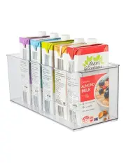 [Little Label Co] Long Stackable Pantry Storage Medium Container in Clear