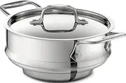 [All-Clad] 59915 Stainless Steel All-Purpose Steamer with Lid Cookware, Silver