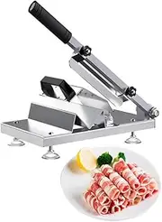 Msnual Frozen Meat Slicer - Upgrade 304stainless Steel Meat Cutter Beef Mutton Roll Manual Meat Slicer for Hot Pot BBQ Food Vegetable Medicinal Materials Slicer Slicing for Home Cooking