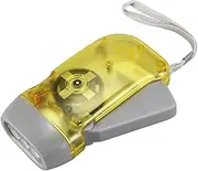 xioaue 3 LED Dynamo Wind Up Flashlight Hand Press Crank Camping
