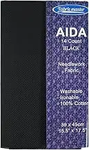 Aida 14 Count Black 49x45cm