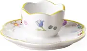 Villeroy & Boch – Spring Awakening Egg Cup with Saucer, Microwave Safe, Easter Decorations Home, for Adults, Premium Porcelain