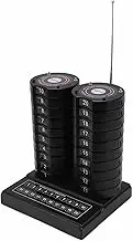 Restaurant Wireless Calling System, Restaurant Calling Pager System X20, Lineup Queue Beepers Vibration Sound Light Flashing, Pagers for Food Truck (AU Plug)