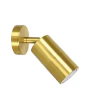 Exterior Pillar Adjustable Wall Light Solid Polished Brass