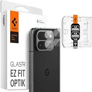 SPIGEN EZ Fit Optik for Google Pixel 9 Pro Fold Camera Lens Protector, Easy Application Auto Alignment Technology Installation Tray, 9H Tempered Slim Glass [2-Pack] - Clear
