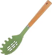 Beavorty Silicone Pasta Server Spaghetti Spoon Noodle Filter Spoon Metal Noodle Kitchen Pasta Serving Set Random