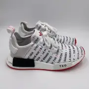 Adidas NMD R1 White / Black / Red Women's Shoes