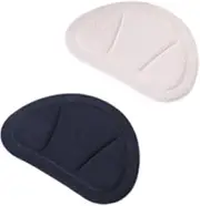 SUIOPPYUW Pack of 2 Shoes Heels Cushion Foot Pad Self‑adhesive Inserts Grips Liner Sneakers Insoles Repair Soft Foam Women Men