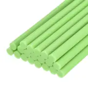 20pcs Mini Hot Glue Sticks for Glue Gun 0.43-inch x 4-inch Green