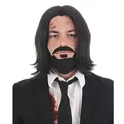 Legendary Hitman Men's Costume Wig Halloween Cosplay Party Wigs