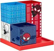 Paladone Spiderman Official Licensed Comic Book Desktop Organizer, Gamer and Comic Series Fan Decor and Gift, Nostalgic Marvel Superhero Desk and Table Accessory