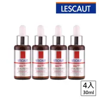 在飛比找momo購物網優惠-【LESCAUT】杏仁酸淨白煥膚精華-4入組(18%黃金濃度