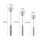 ﻿ Semi-Automatic Egg Whisk Hand Push Egg Beater Stainless Mixer H9R3 D7P0 P6S1