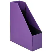 J.Burrows Collapsible Magazine File Purple