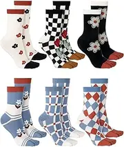 [Bencailor] 6 Pairs Women's Toe Socks Low Cut Running Separated Toe Socks Five Toe Socks for Ladies Casual