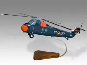 Sikorsky HSS-1 Seabat Belgian Air Force Desk Wood Helicopter Model Small 1/72