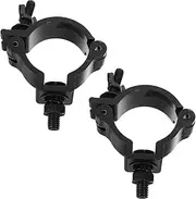 HYTROVE 2Pcs Aluminum Alloy Light Hooks Multipurpose Truss Clamps for Stage Lighting Easy Install Lamp Clamps Compatible with Stage Lights Durable and Reliable