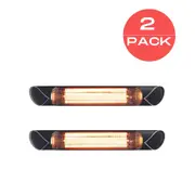 Hotto 2000W Wall Mounted Electric Infrared Heater Indoor Outdoor Water Resistant - 2 Pack