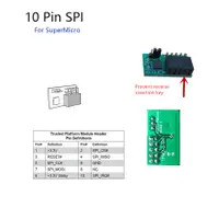 在飛比找蝦皮商城精選優惠-10pin SPI TPM 2.0 模塊用於 SuperMi