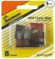 Bussmann BP/ATC-AL8-RP 4 to 12V Blade Fuse (Pack of 5)