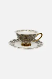 TEA CUP AND SAUCER SET TEMPLES OF DENDARA