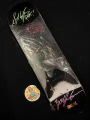 RARE SIGNED Boo Johnson Stevie Williams Lenticular DGK BLESSED Skateboard Deck
