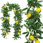 Green Plant Artificial Eucalyptus Lemon Vine Home Living Room Decor