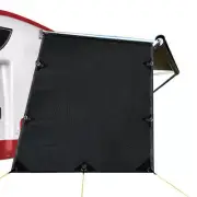 NNEDSZ Black Privacy Screen 1.95 x 2.2M End Wall or Side Sun Shade Roll Out