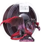 3D Printer Filament 1.75 mm, 3 D PLA Printing Filament +/-0.02mm, 1kg (Black&...