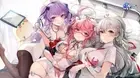 Anime ajax hermione azur lane perseus clipboard cross Stitched Gaming Mat Desk