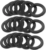 GOOHOCHY 20 Pcs Dumbbell Bar Rubber Ring for Home Gym Equipment Gym Exercises Anti-Slip Fit for Barbell Sizes
