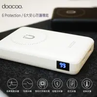 在飛比找PChome24h購物優惠-【doocoo】20W LED數位顯示/磁吸式雙孔無線快充行