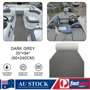 EVA Foam Boat Flooring Sheet Marine Boat Decking Mats 90x240cm Dark Grey Carpets