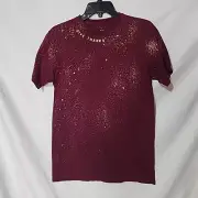 NEW - Small SOUTHERN BLISS T-Shirt - Wine Red - Give Thanks To the Lord, Psalms