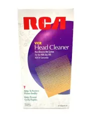 NEW RCA VHS VCR Video Head Cleaner Non-Abrasive Wet System AV009W Sealed