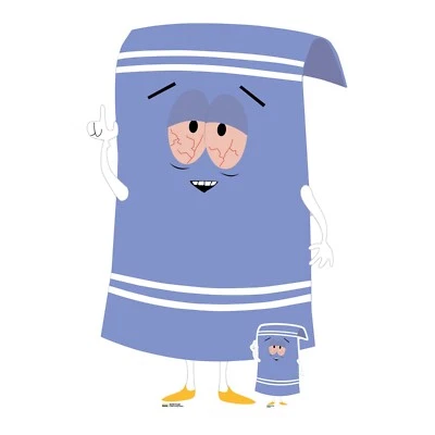 Towelie from South Park Lifesize Cardboard Cutout with Free Mini Standee