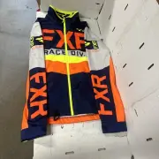 FXR Cold Cross RR Jacket Navy/Lt Grey/Nuke/Orange/Hi-Vis (S)(Snow Cross)