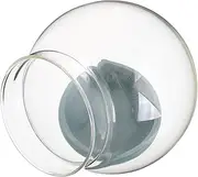 Empty Glass Snow Globe DIY Supplies Snow Globe Craft Indoor DIY Snowglobe Kit Crystal Ball Prop Snowglobe Kit Glass Transparent