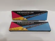 2 Packages Prismacolor Ebony Graphite Pencils Black Drawing Pencil Set 12 Count