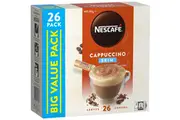 Nescafe Coffee Sachets Skim Cappuccino 26 Pack